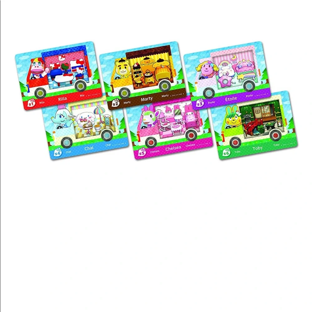 New Nintendo amiibo Animal Crossing Sanrio Collaboration Pack - 6 Cards Pack